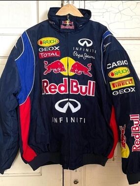 AUTHENIC REDBULL NASCAR BOMBER JACKET